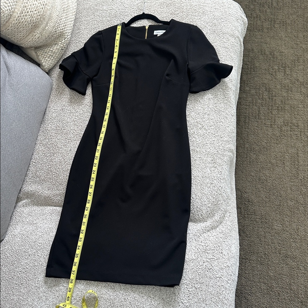 CK Short Ruffle Sleeve LBD - Picture 6 of 7